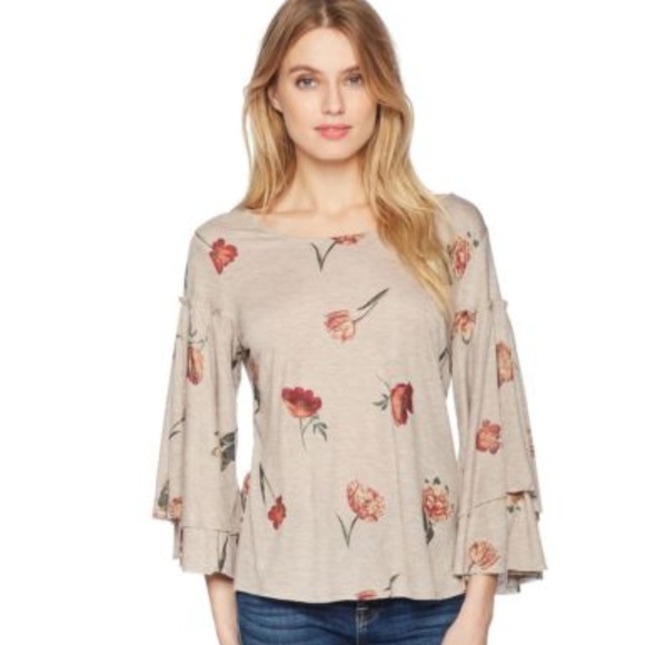 Lucky Brand Tops - Lucky Brand Women's Bouquet Ruffle Top